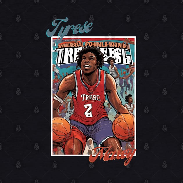 Tyrese Maxey Philadelphia victor illustration design by Nasromaystro